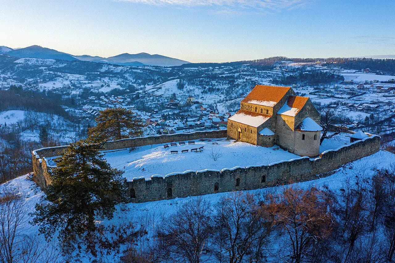 Cisnădioara: the Hilltop Romanesque Church Above the Village