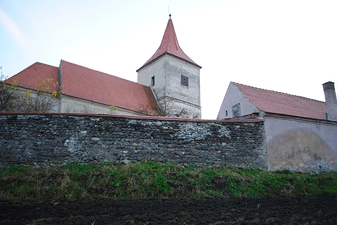 The fortified Evangelical church in Avrig.
