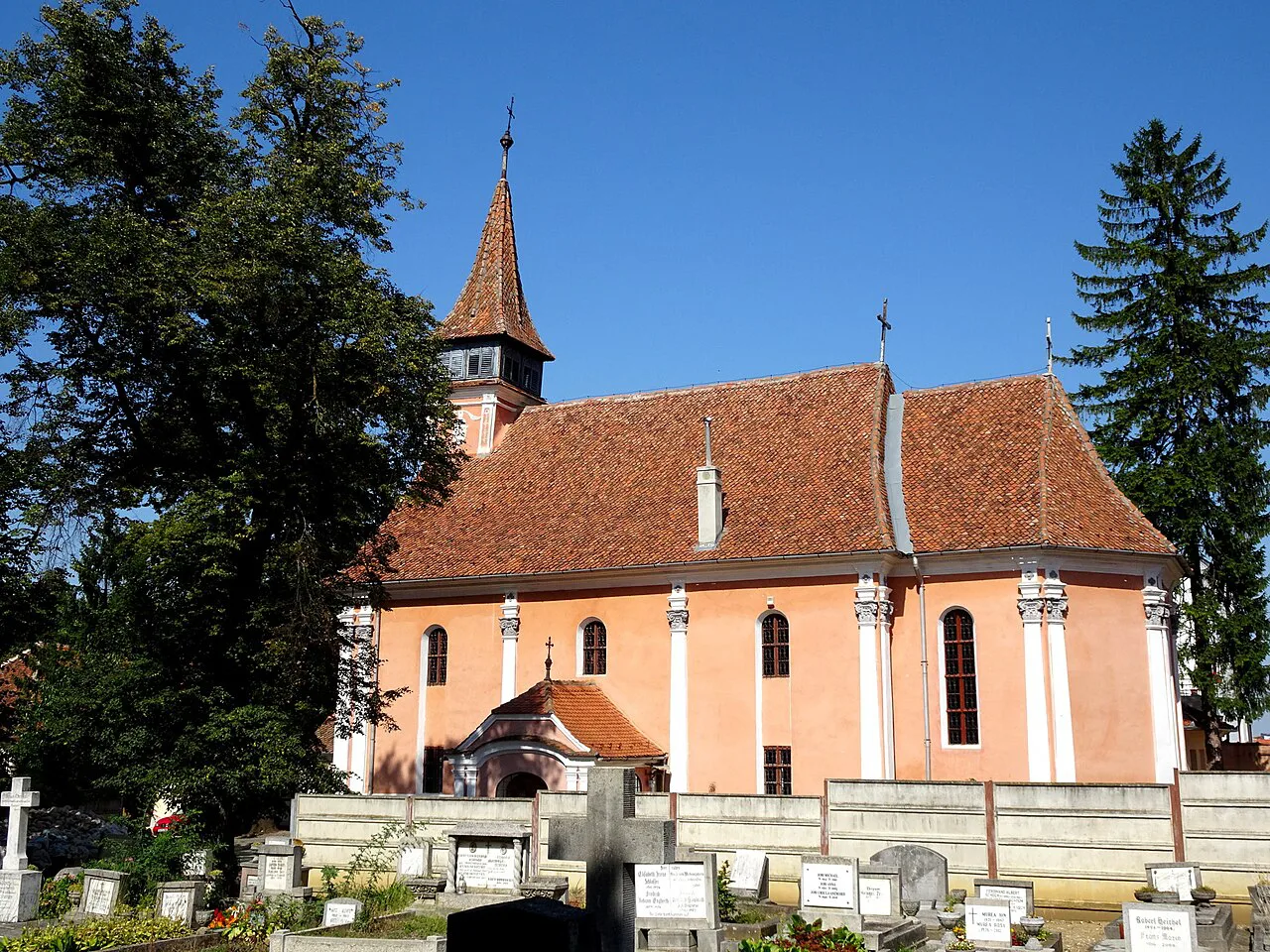 The Evangelical church in the Șchei district, Brașov.