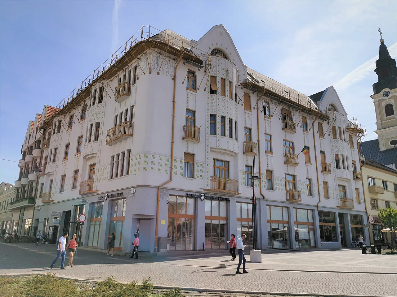 The Black Eagle Palace in Oradea.
