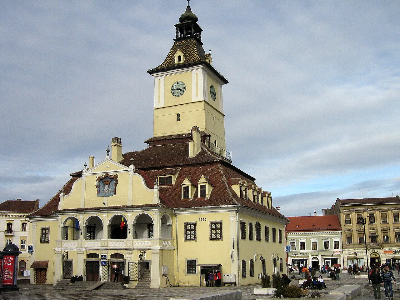 The Council House on Piața Sfatului, Brașov.
