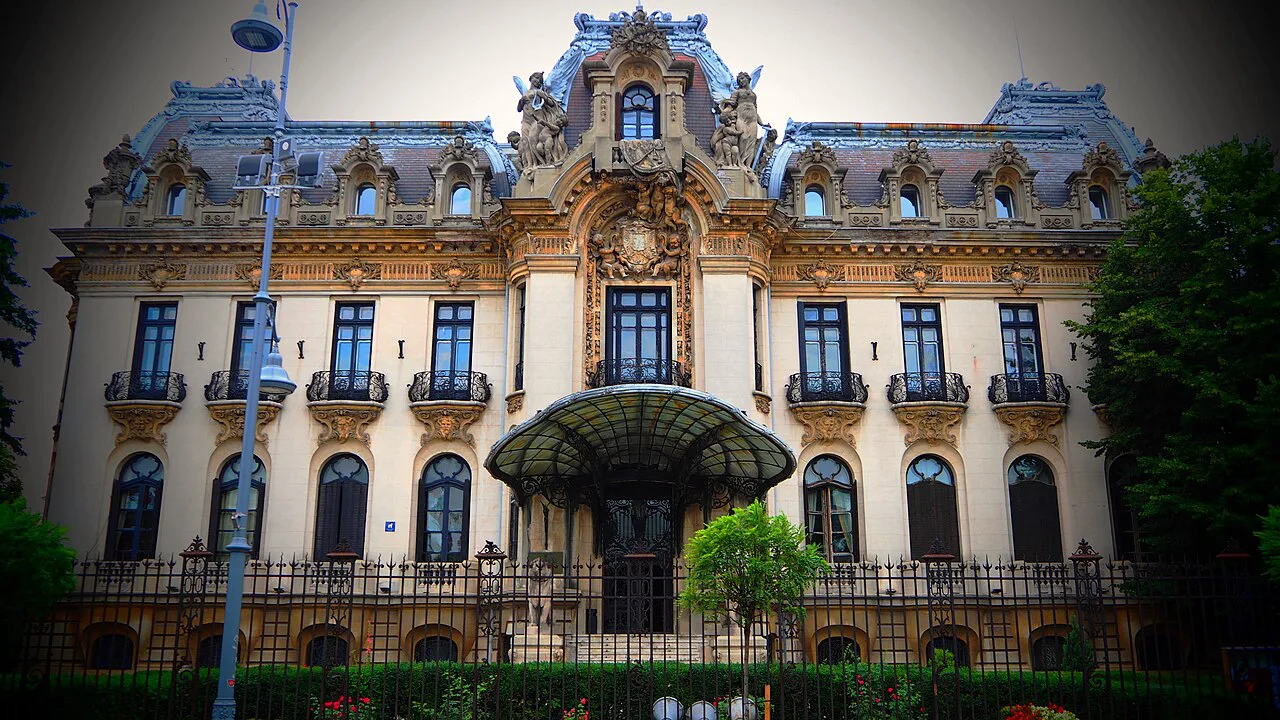 The Cantacuzino Palace on Calea Victoriei, Bucharest.