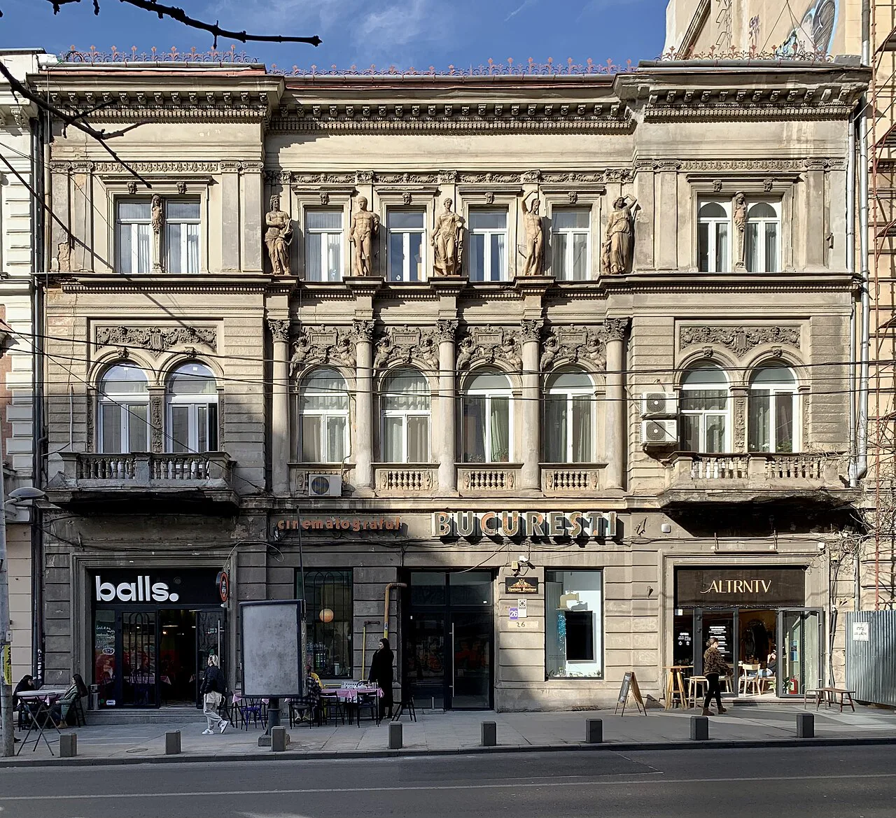 Building at 26 Bulevardul Regina Elisabeta, Bucharest.
