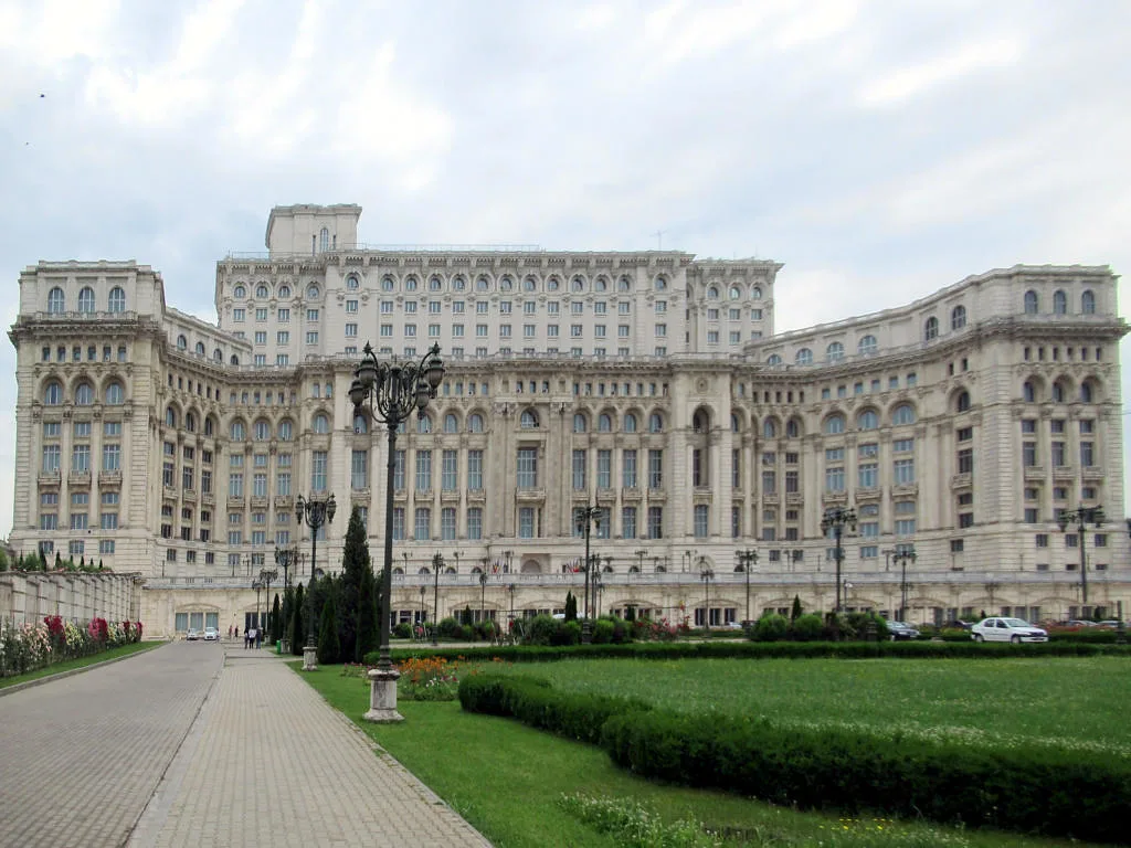 The Palace of the Parliament, Bucharest.