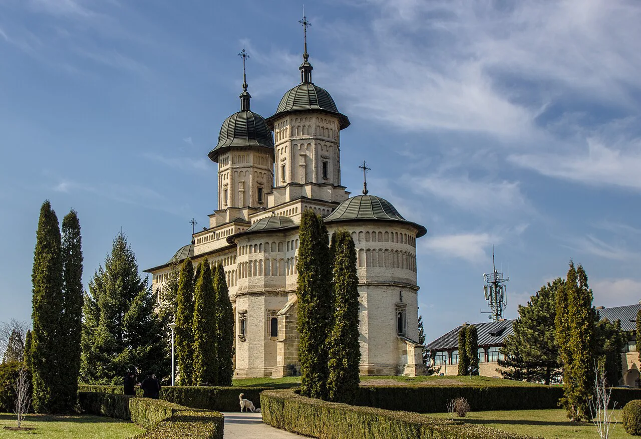 The church of Cetățuia Monastery in Iași.
