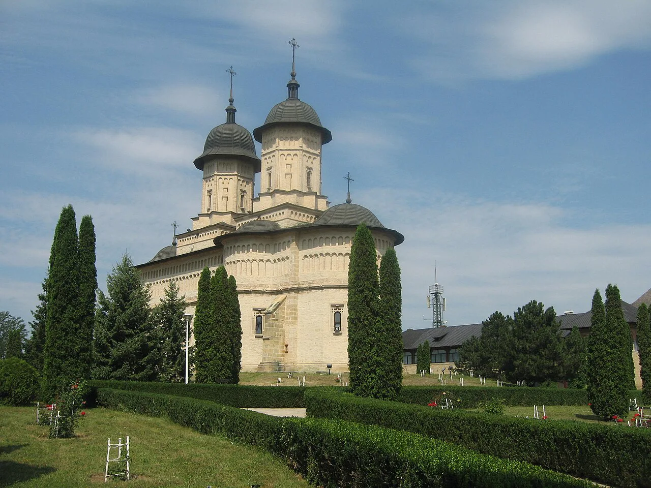 The church of Cetățuia Monastery in Iași.