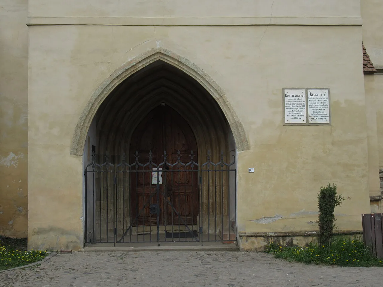 The doorway of the Church on the Hill, Sighișoara.