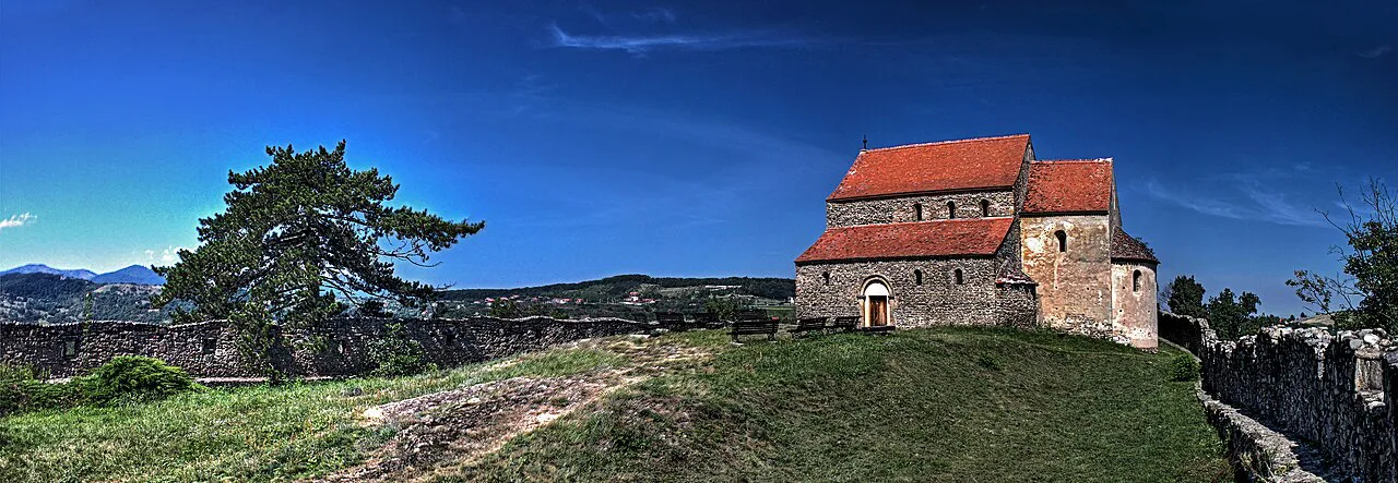 The fortified Church of St Michael at Cisnădioara.