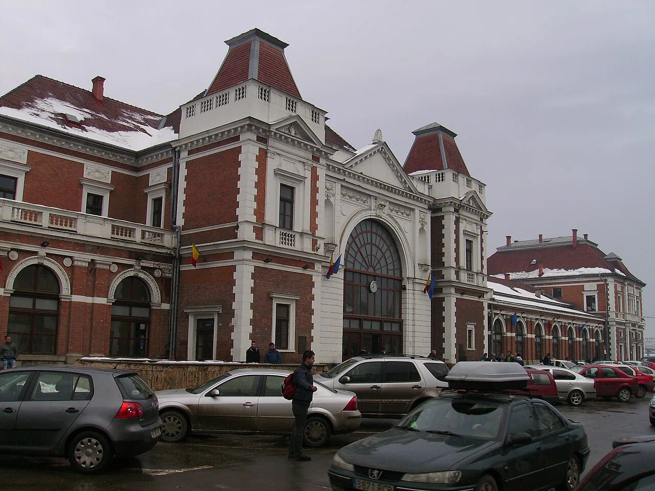 Cluj-Napoca railway station.