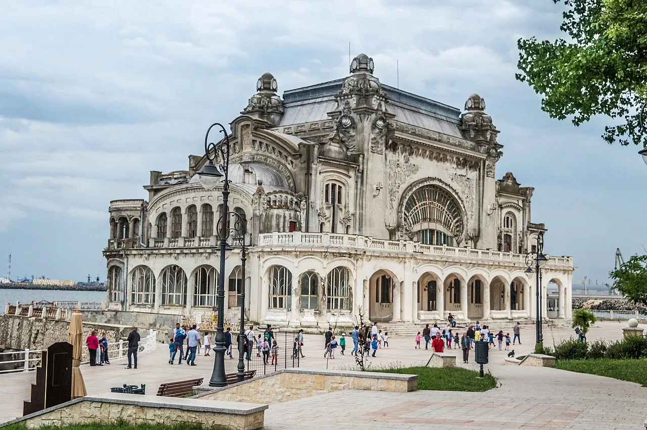 The Constanța Casino and its promenade.