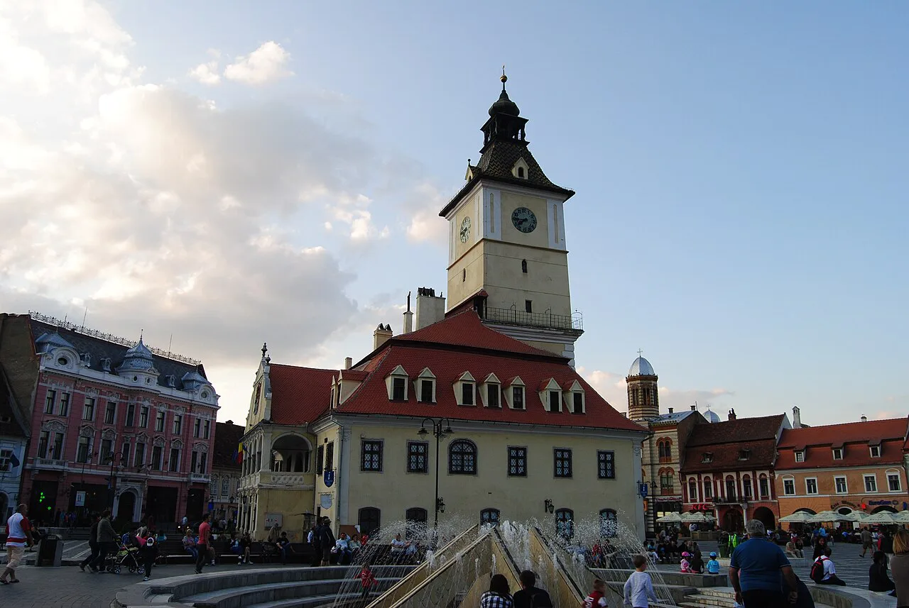 The Council House (Casa Sfatului) on Piața Sfatului, Brașov.