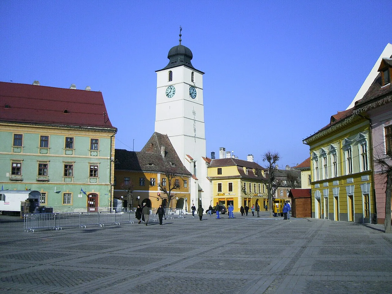 The Council Tower on Piața Mare, Sibiu.
