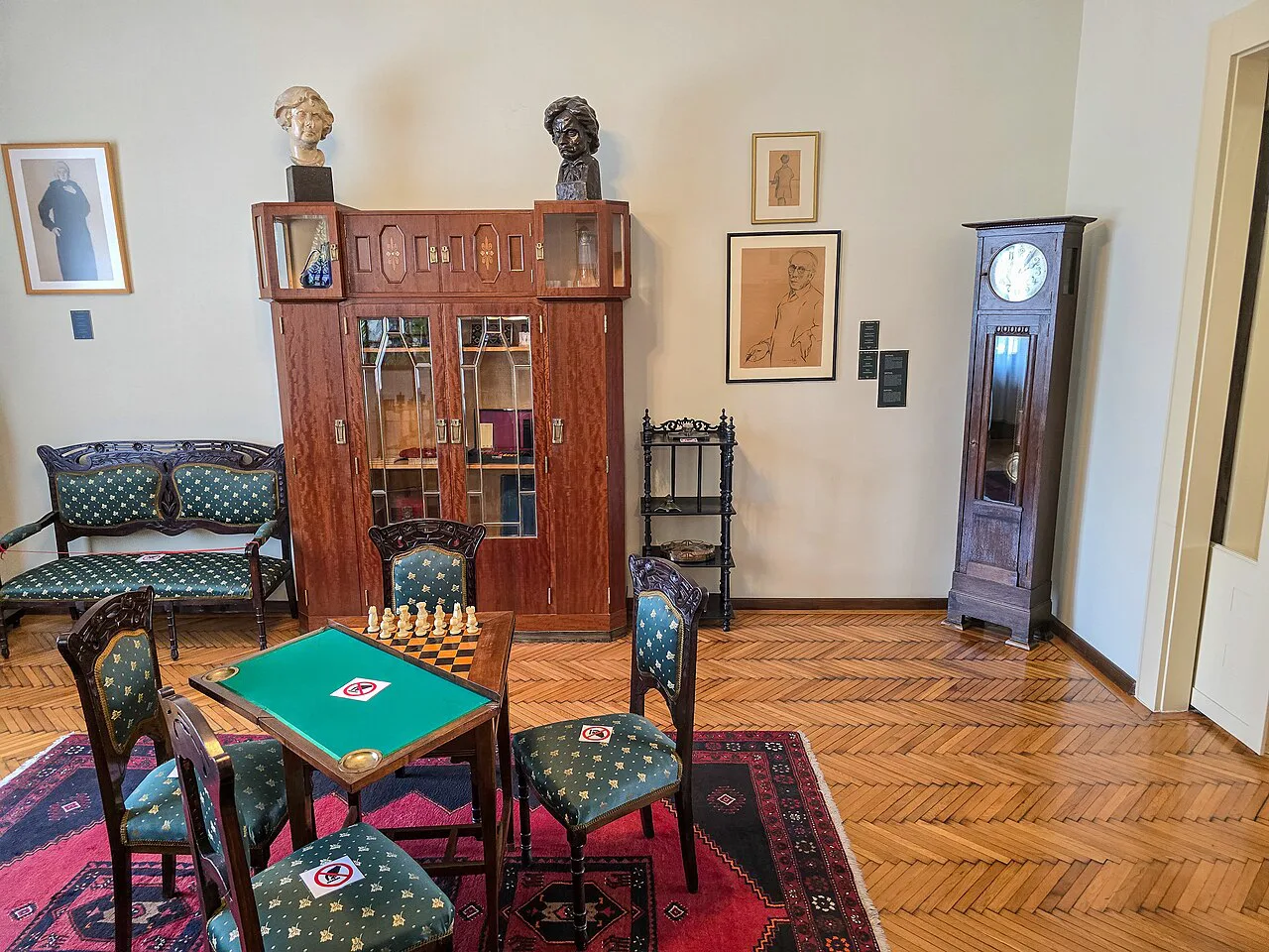 Art Nouveau furniture in the Darvas-La Roche House, Oradea.