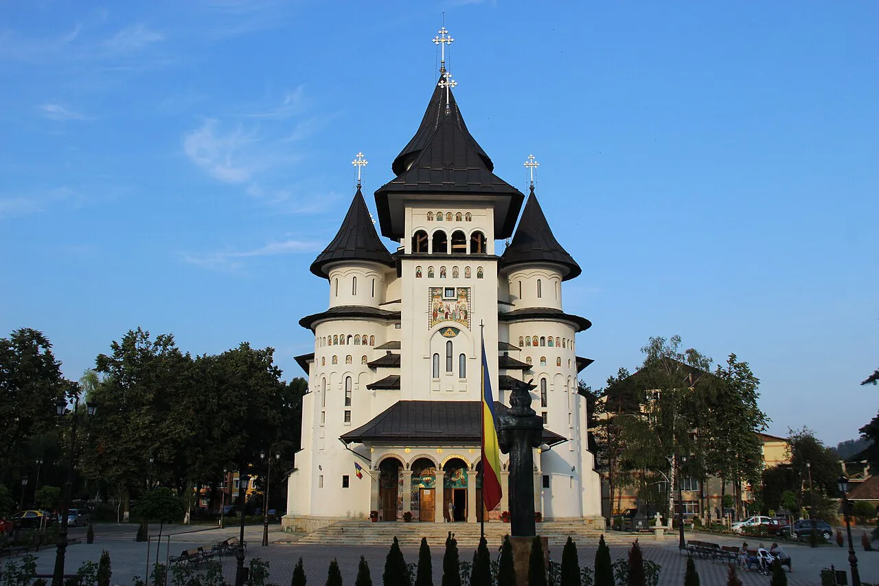 Orthodox Cathedral of the Nativity of the Virgin Mary in Gura Humorului.