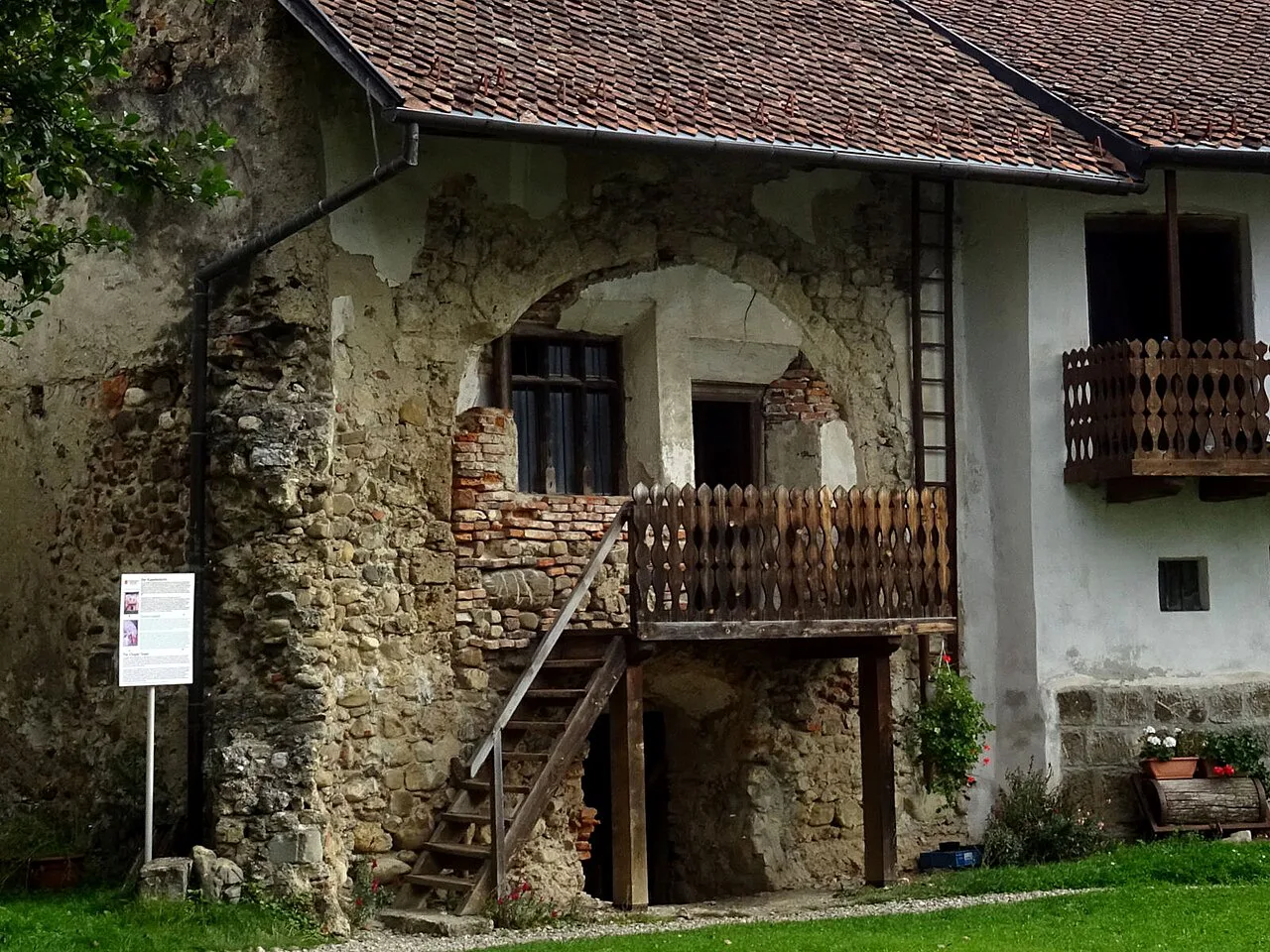 Chapel of the fortified church in Hărman.