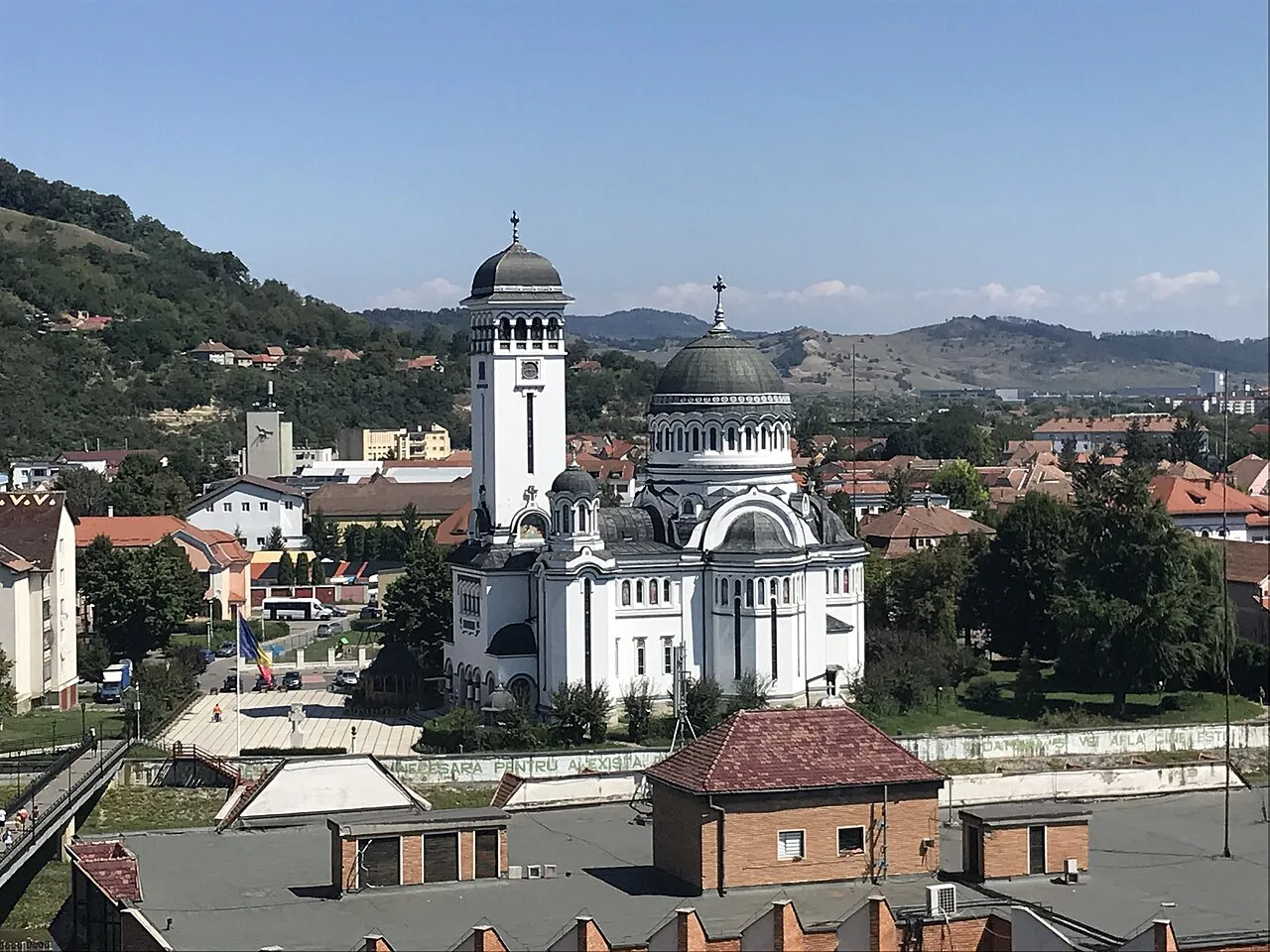 The Holy Trinity Church below the citadel, Sighișoara.