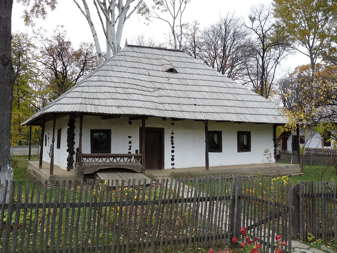 The Audia household at the National Village Museum, Bucharest.