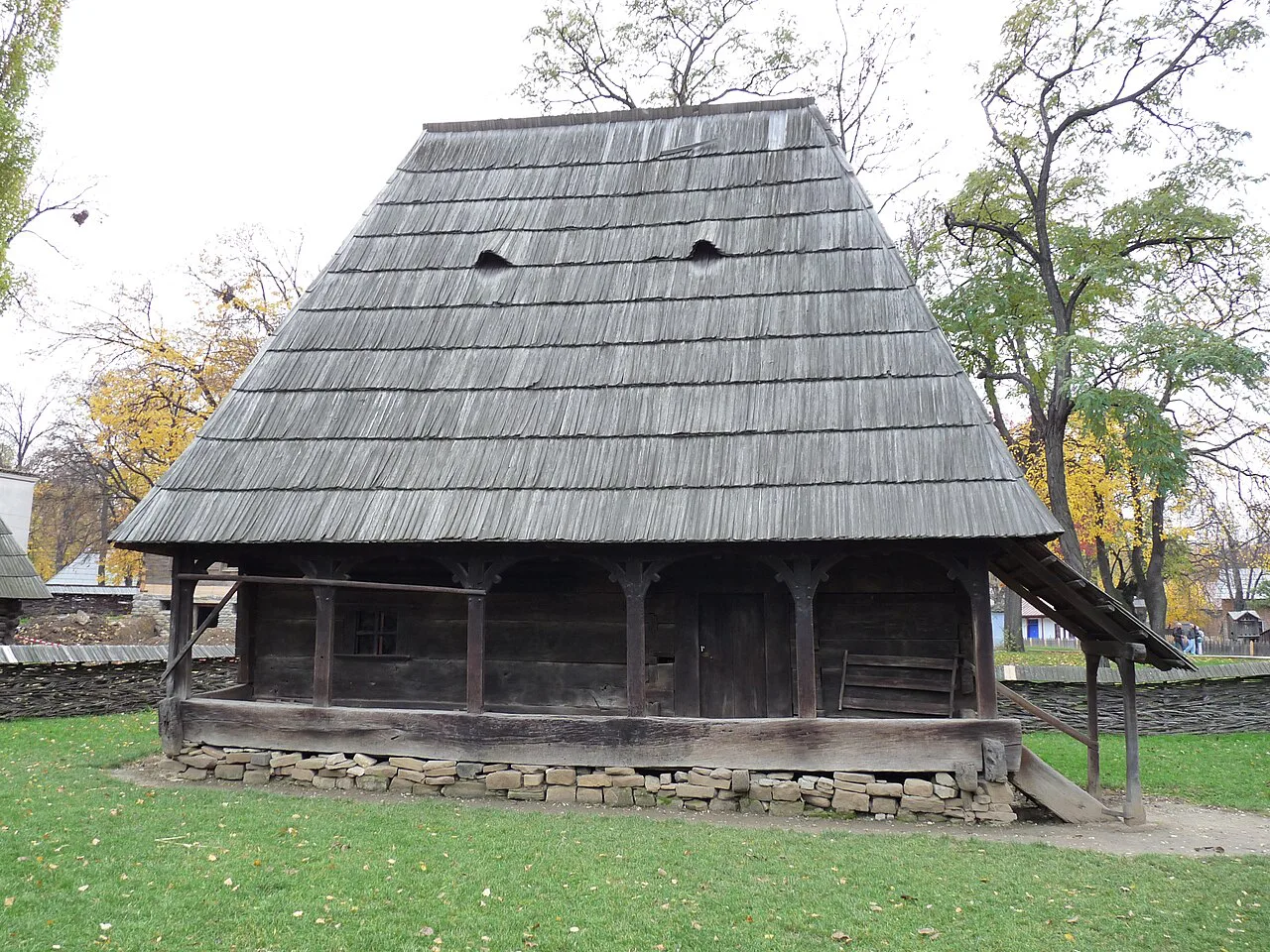 The Berbești house at the National Village Museum, Bucharest.