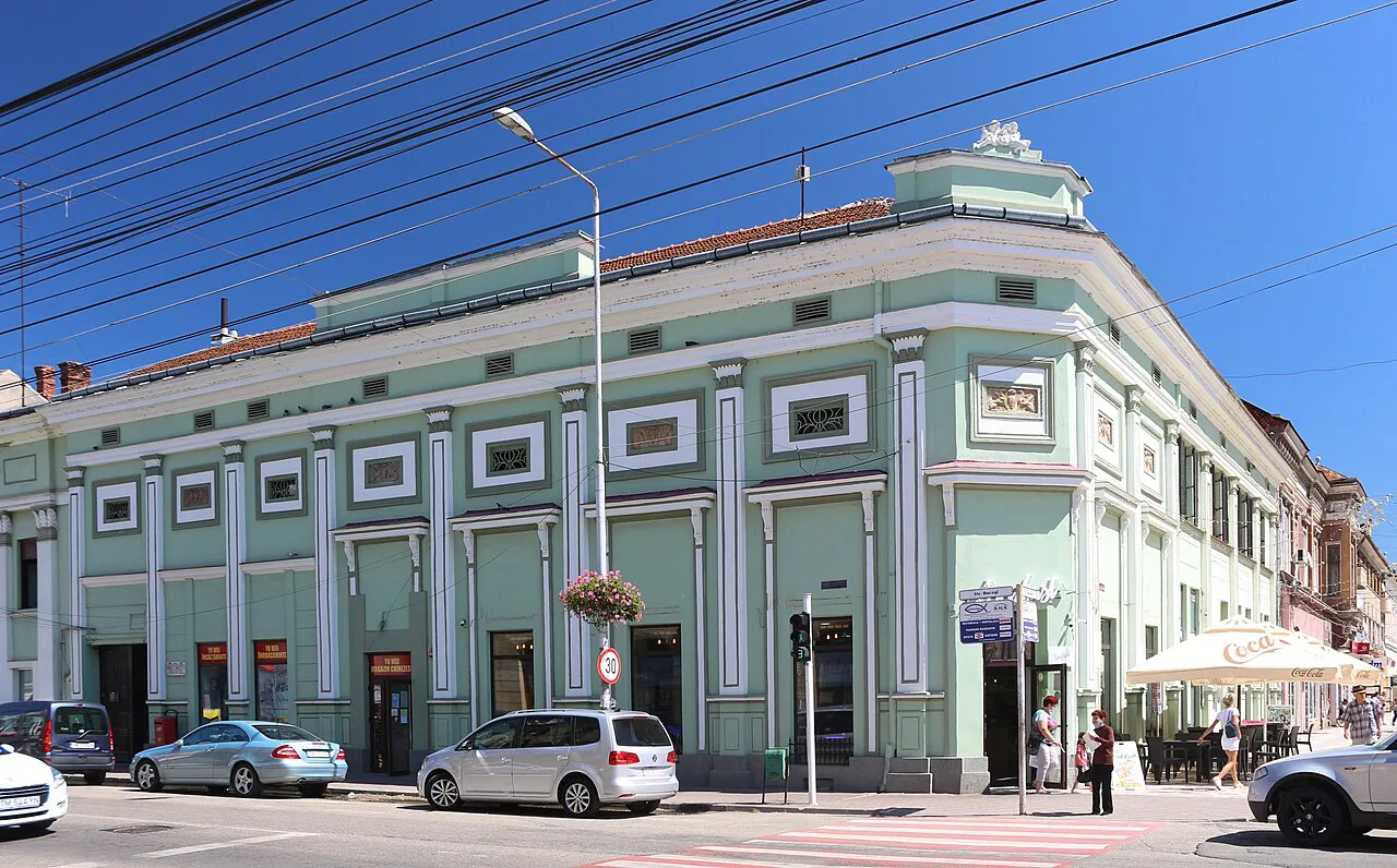 The old theatre on Strada Bucegi in Lugoj.
