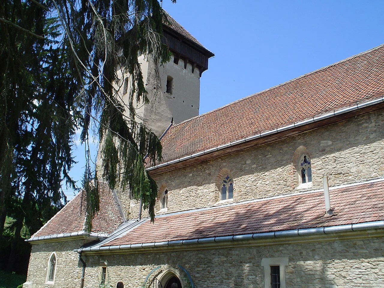 Saxon fortified church in Mălâncrav.
