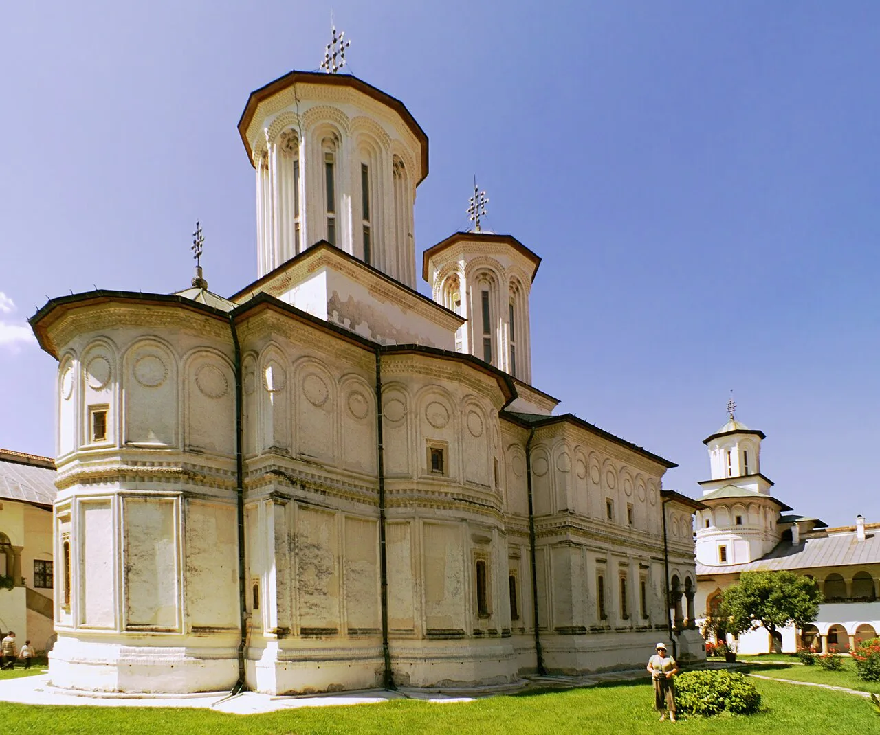 The Church of Saints Constantine and Helena at Horezu Monastery.