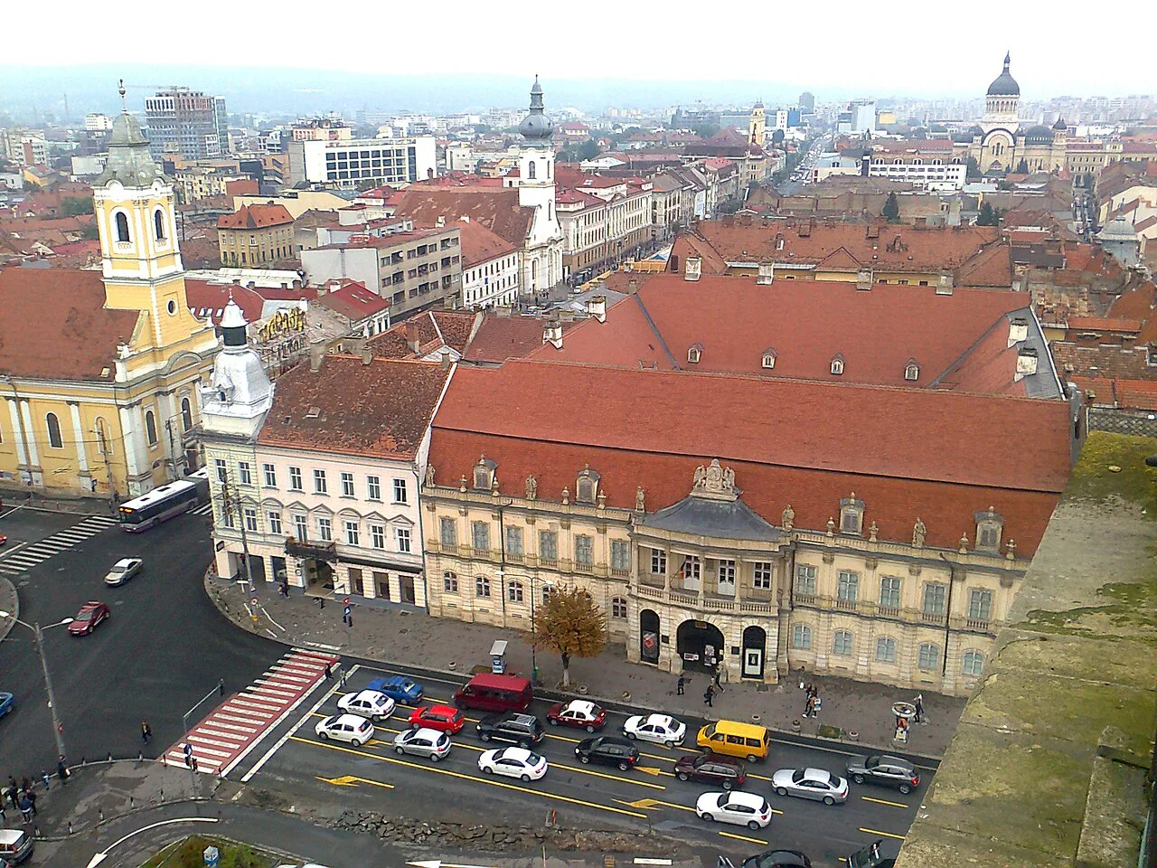 Bánffy Palace on Piața Unirii, Cluj-Napoca.