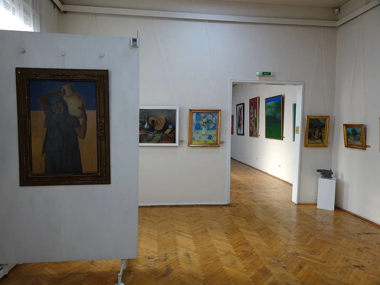 A gallery inside the Art Museum, Brașov.