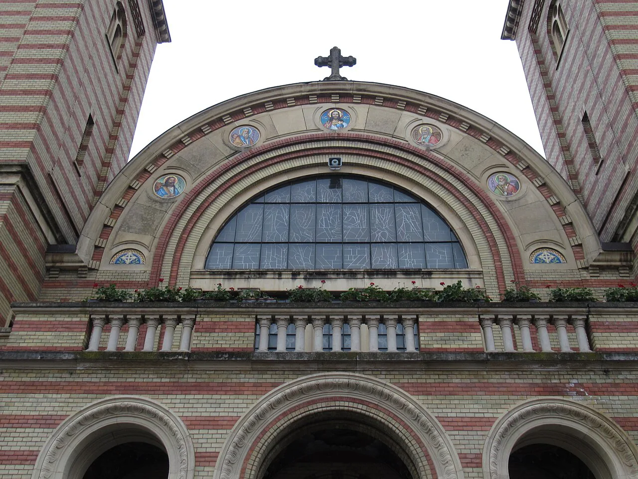 The façade of the Orthodox Cathedral, Sibiu.