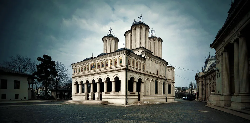 The Patriarchal Cathedral in Bucharest.