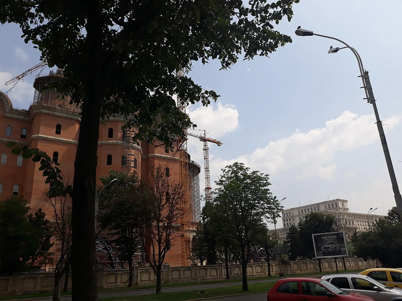 The People's Salvation Cathedral under construction, Bucharest.