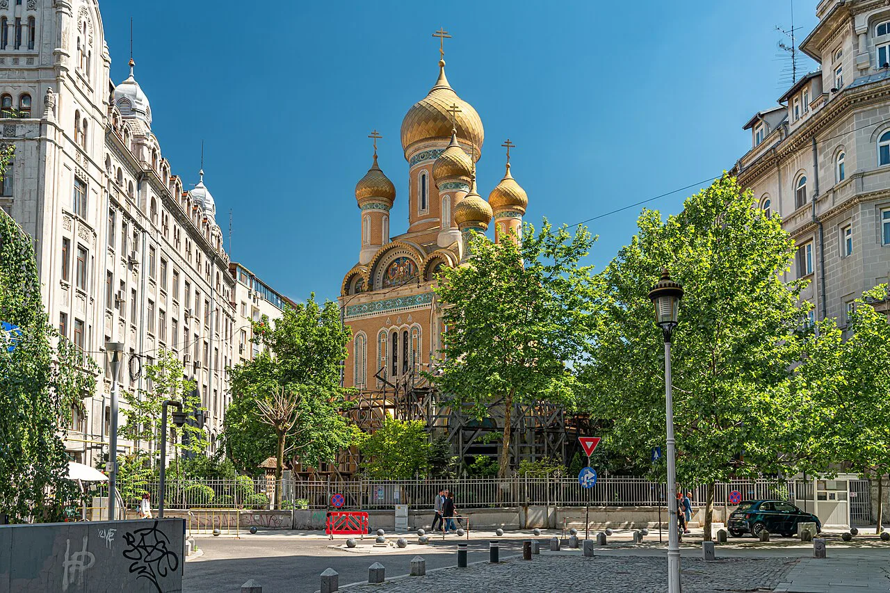 The Russian Church of St Nicholas, Bucharest.