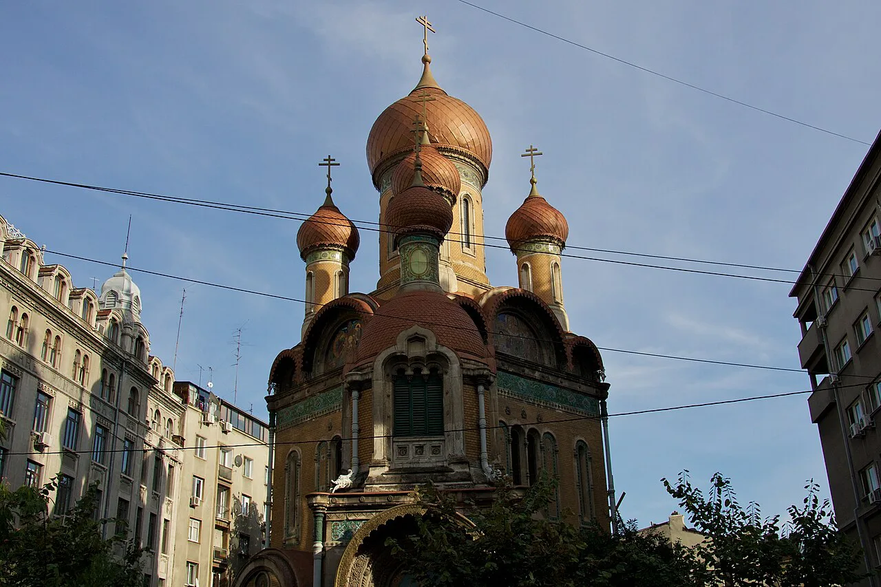 The Russian Church of St Nicholas, Bucharest.