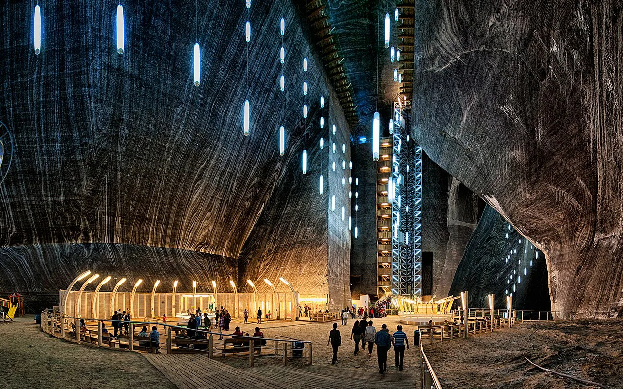 The Rudolf Mine chamber at Salina Turda.