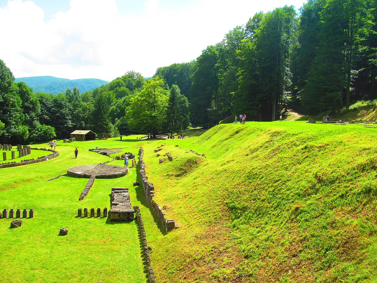 Sacred precinct at Sarmizegetusa Regia.