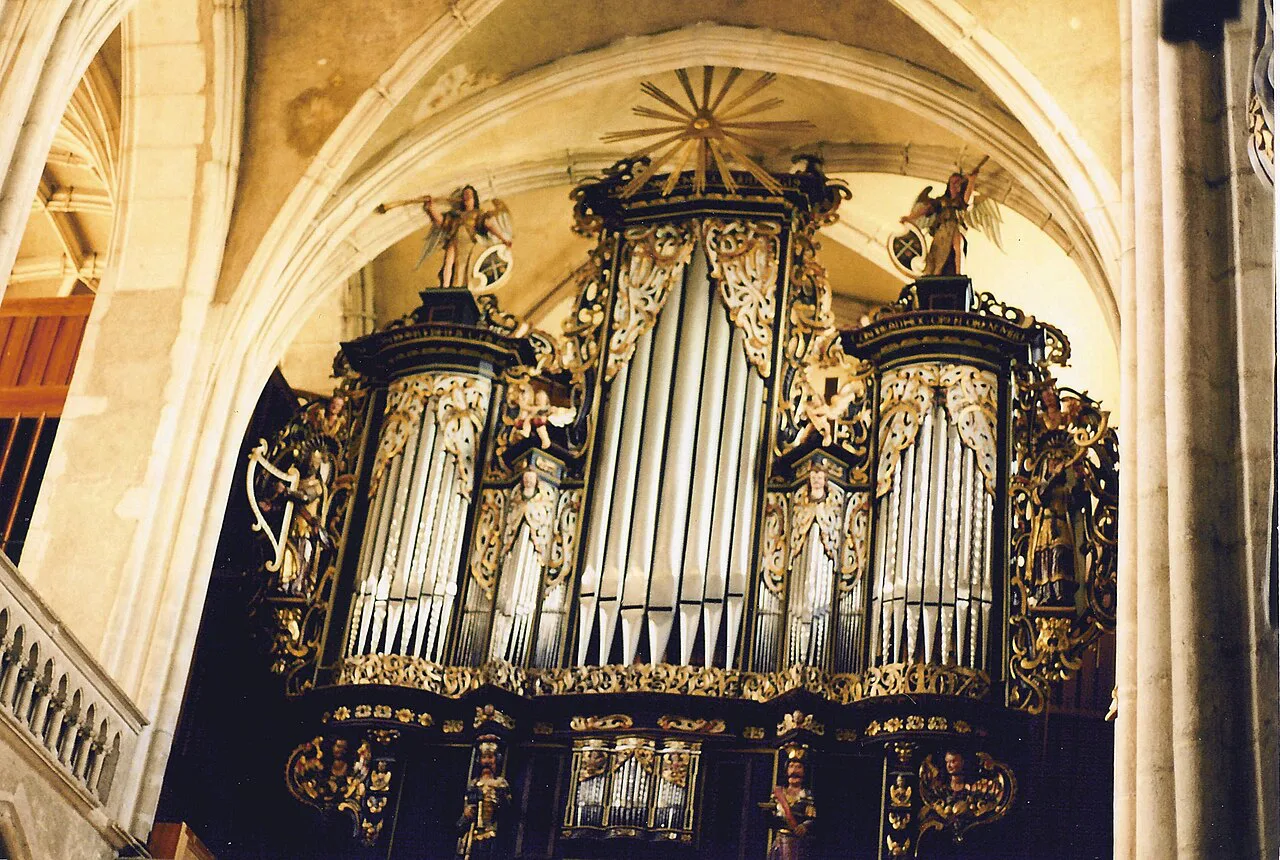 The organ of the Evangelical Cathedral, Sibiu.