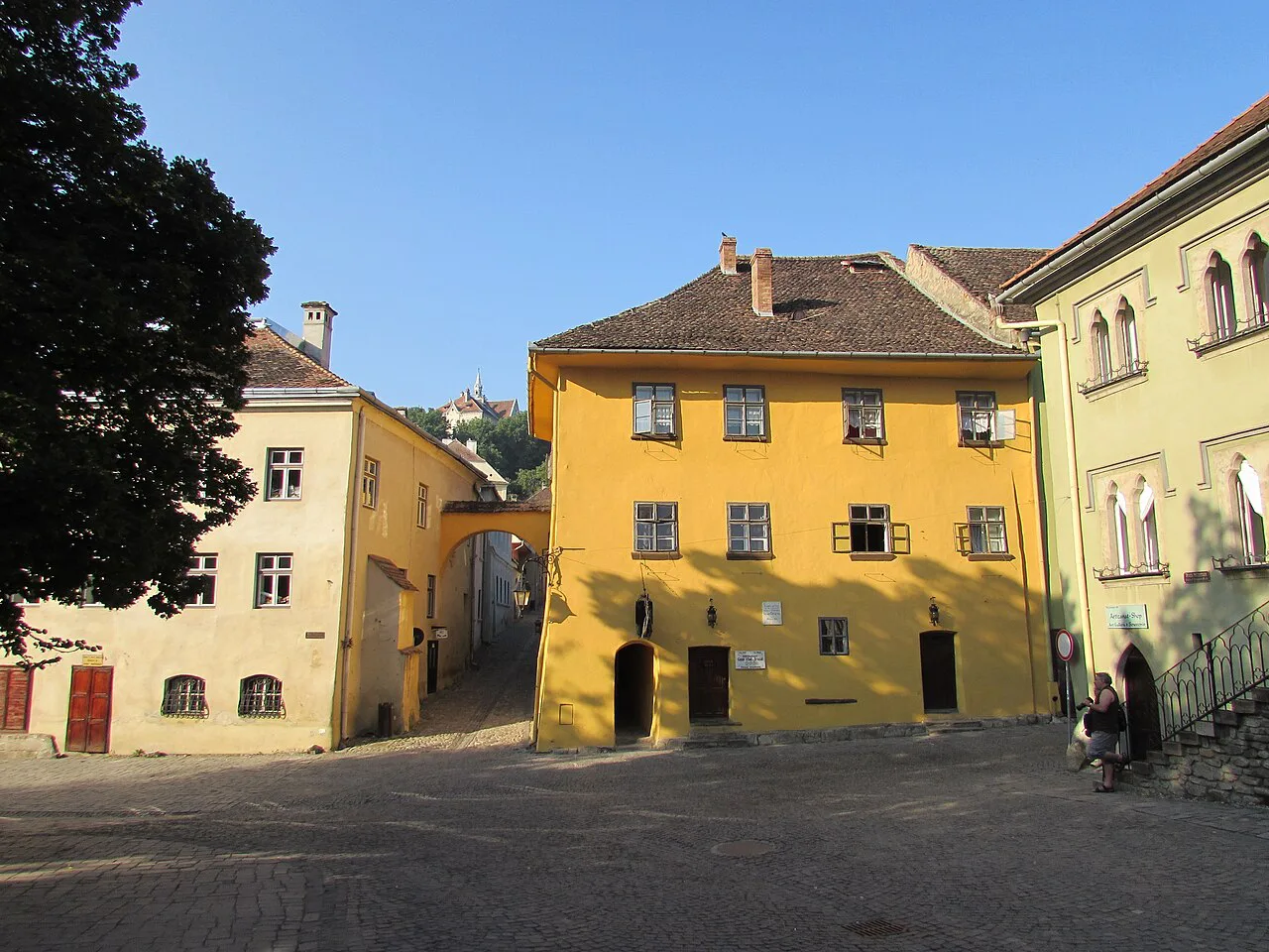 The Vlad Dracul House in the citadel, Sighișoara.