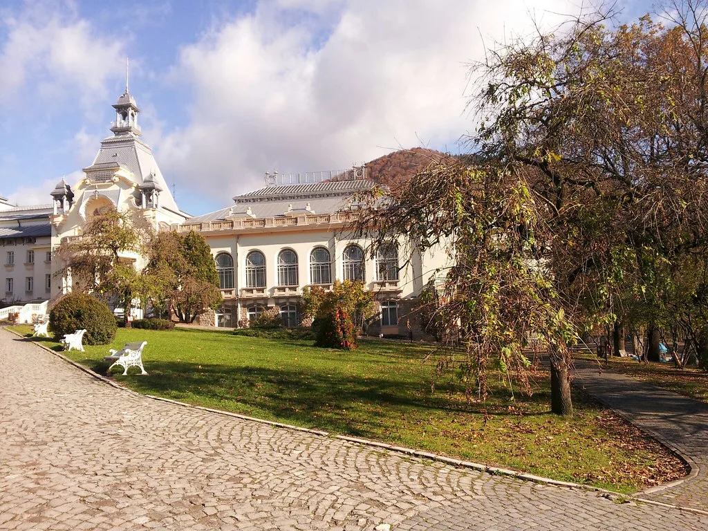 Sinaia Casino in its park.