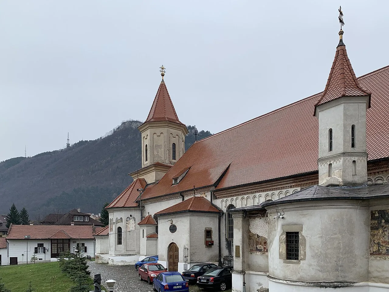 St Nicholas' Church in Șcheii Brașovului, Brașov.
