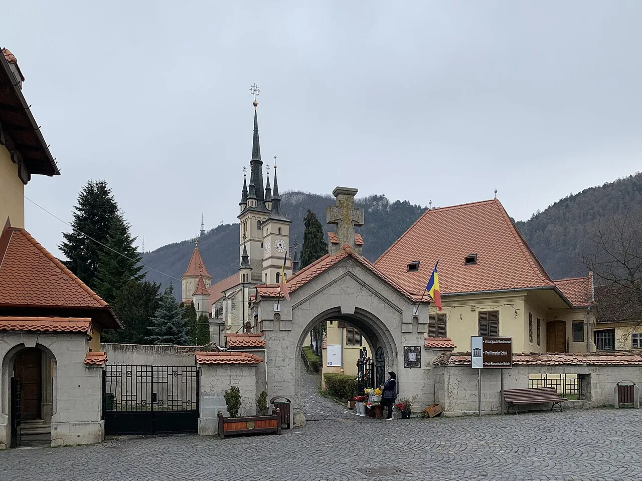 St Nicholas' Church in Șcheii Brașovului, Brașov.