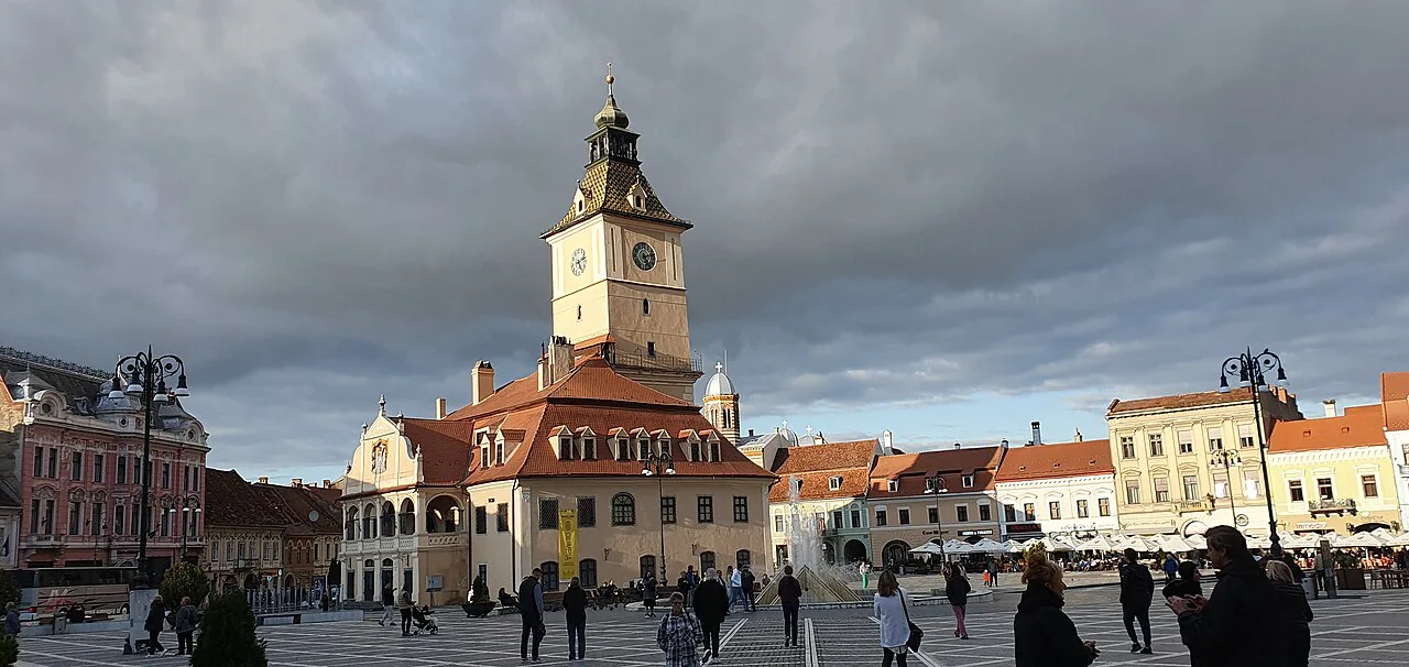 The Council House on Piața Sfatului, Brașov.