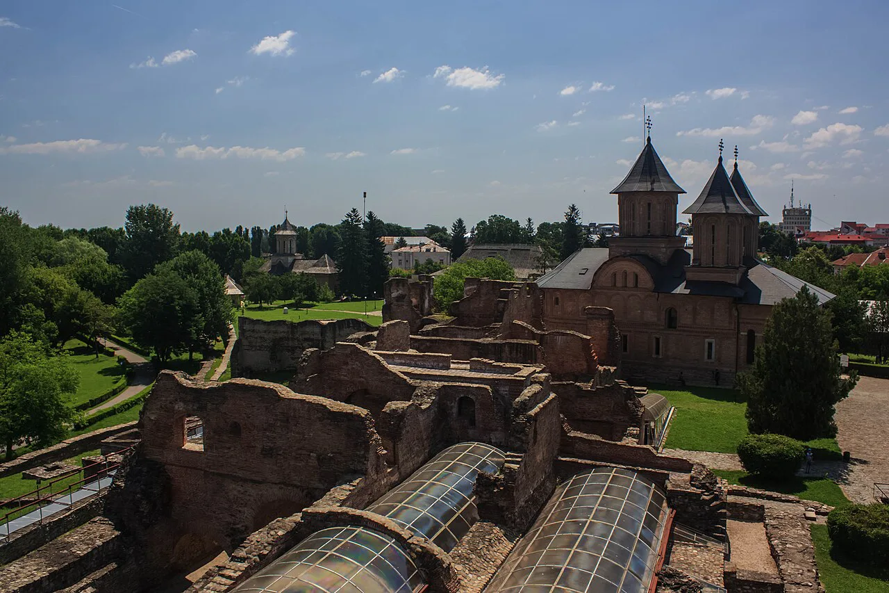 Ruins of the Princely Court and the Princely Church in Târgoviște.