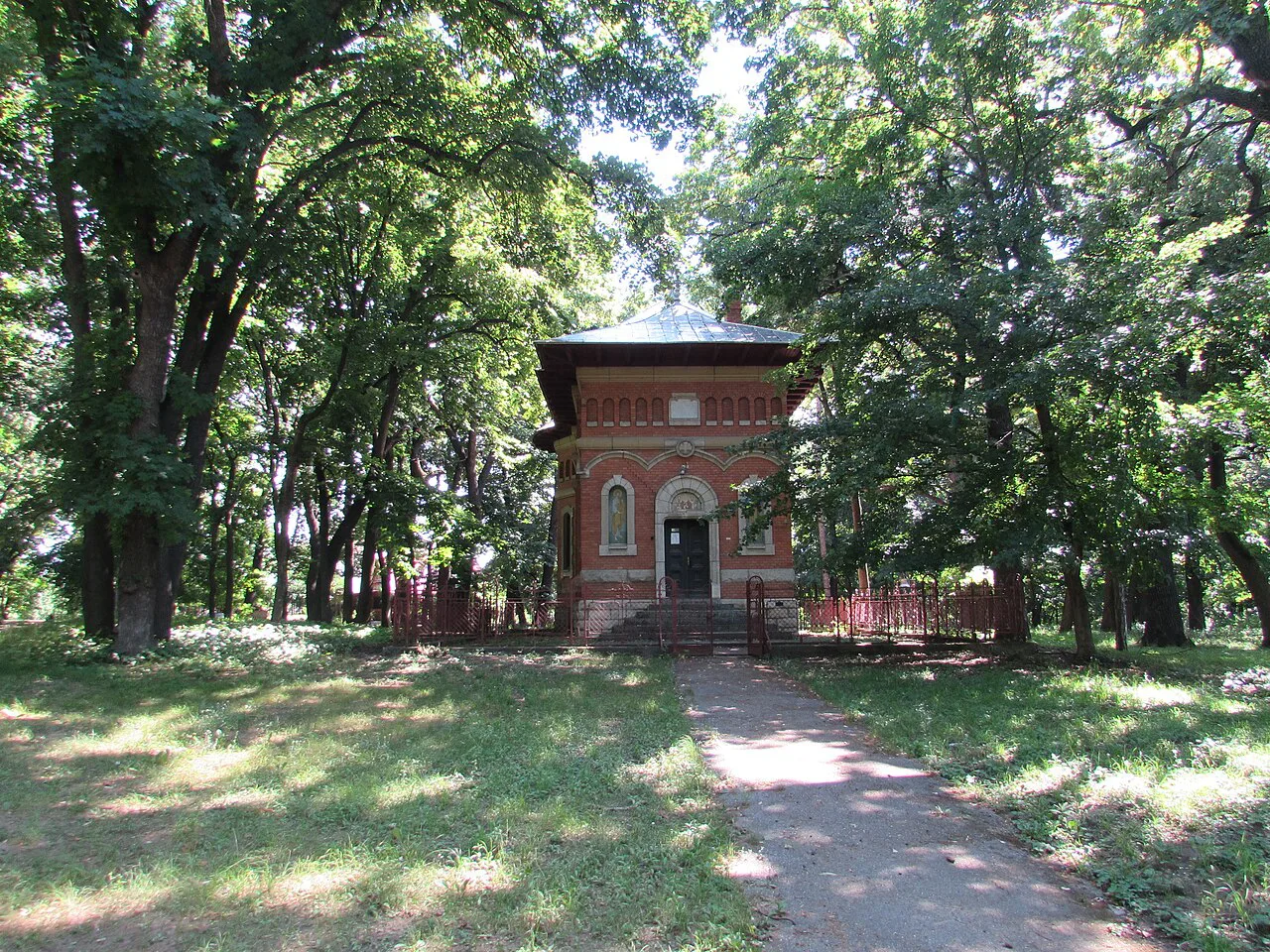 The Three Holy Hierarchs' chapel of the Normal School, Iași.