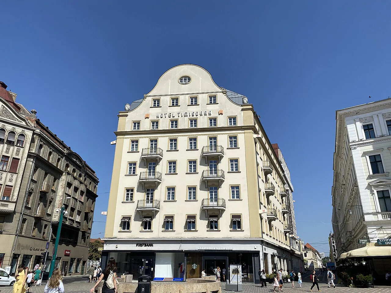 Hotel Timișoara in central Timișoara.
