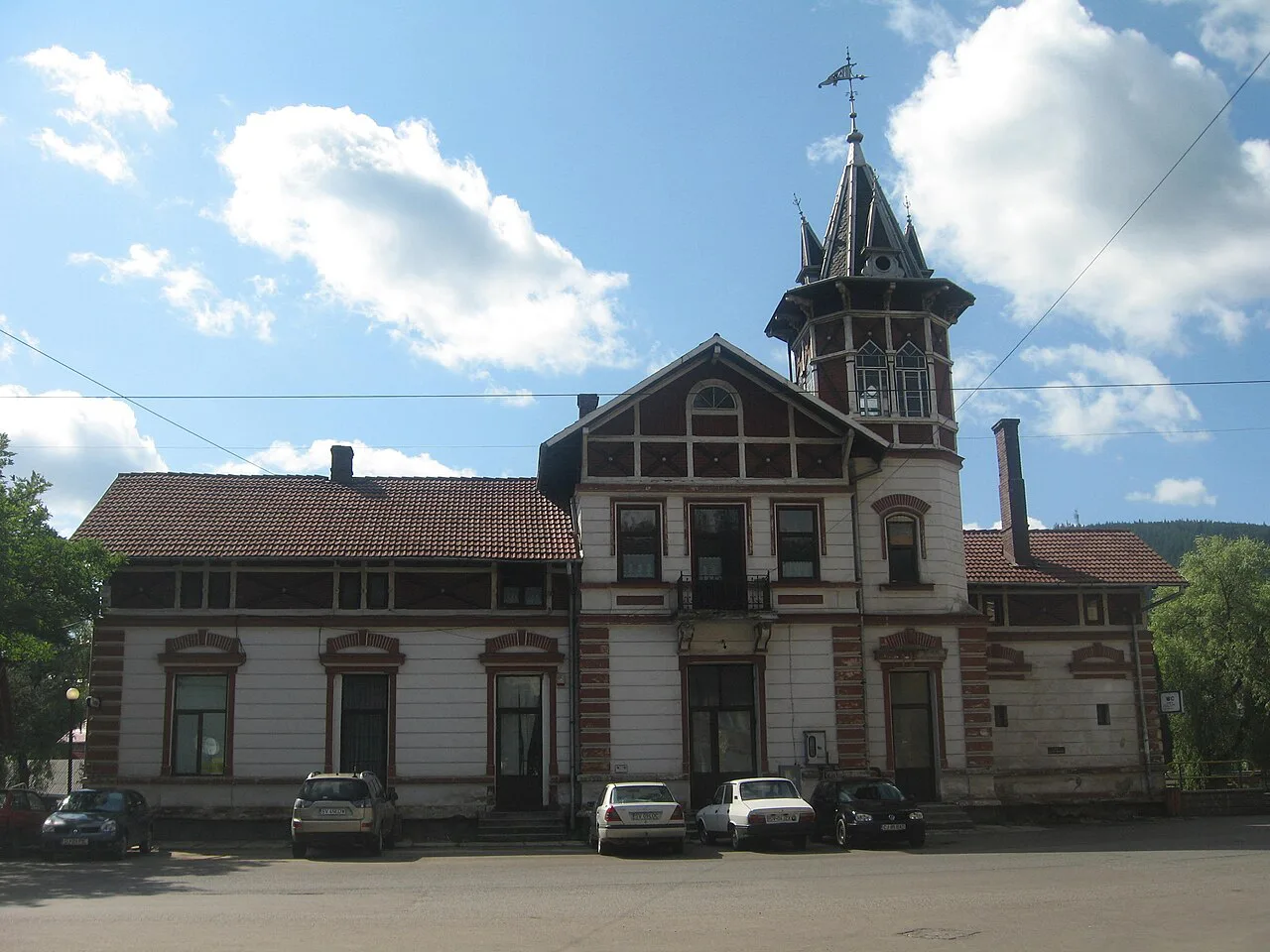 Vatra Dornei Băi railway station.