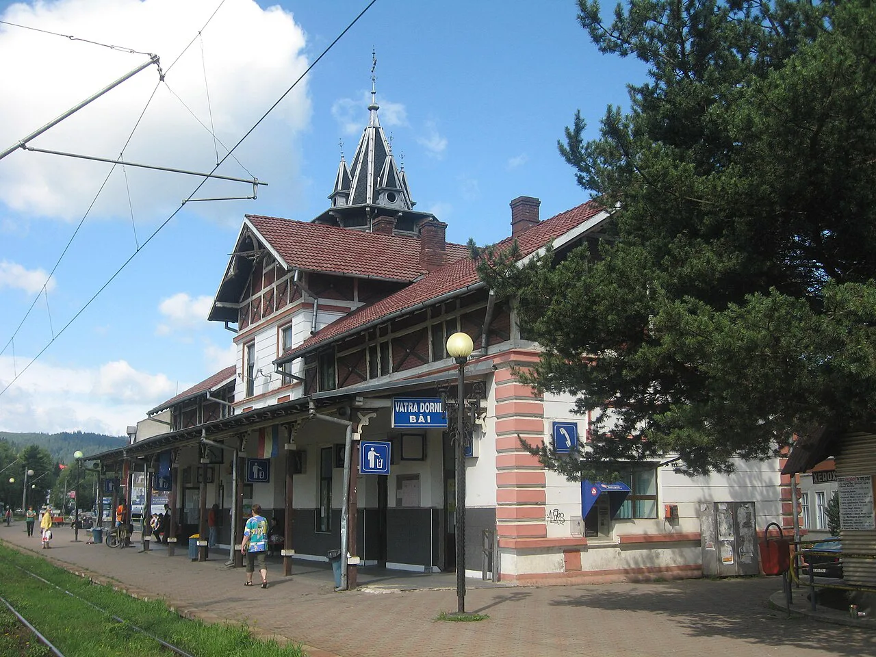 Vatra Dornei Băi railway station.