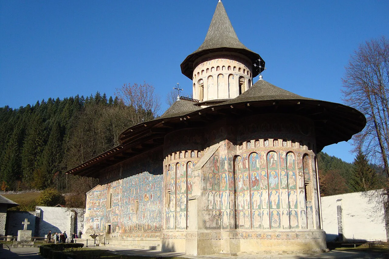 Painted Church of St George at Voroneț Monastery.
