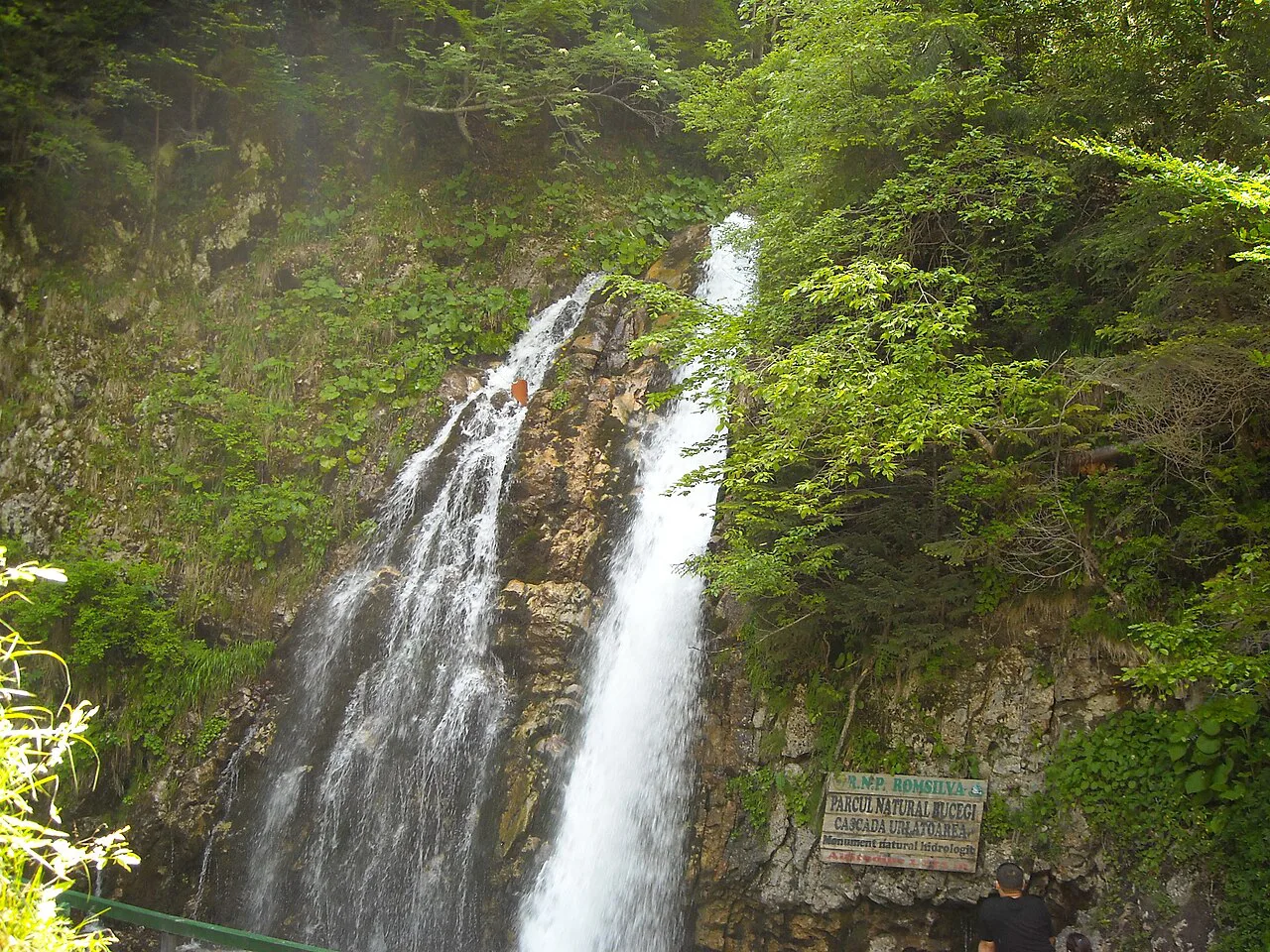Cascada Urlătoarea above Bușteni in the Bucegi.