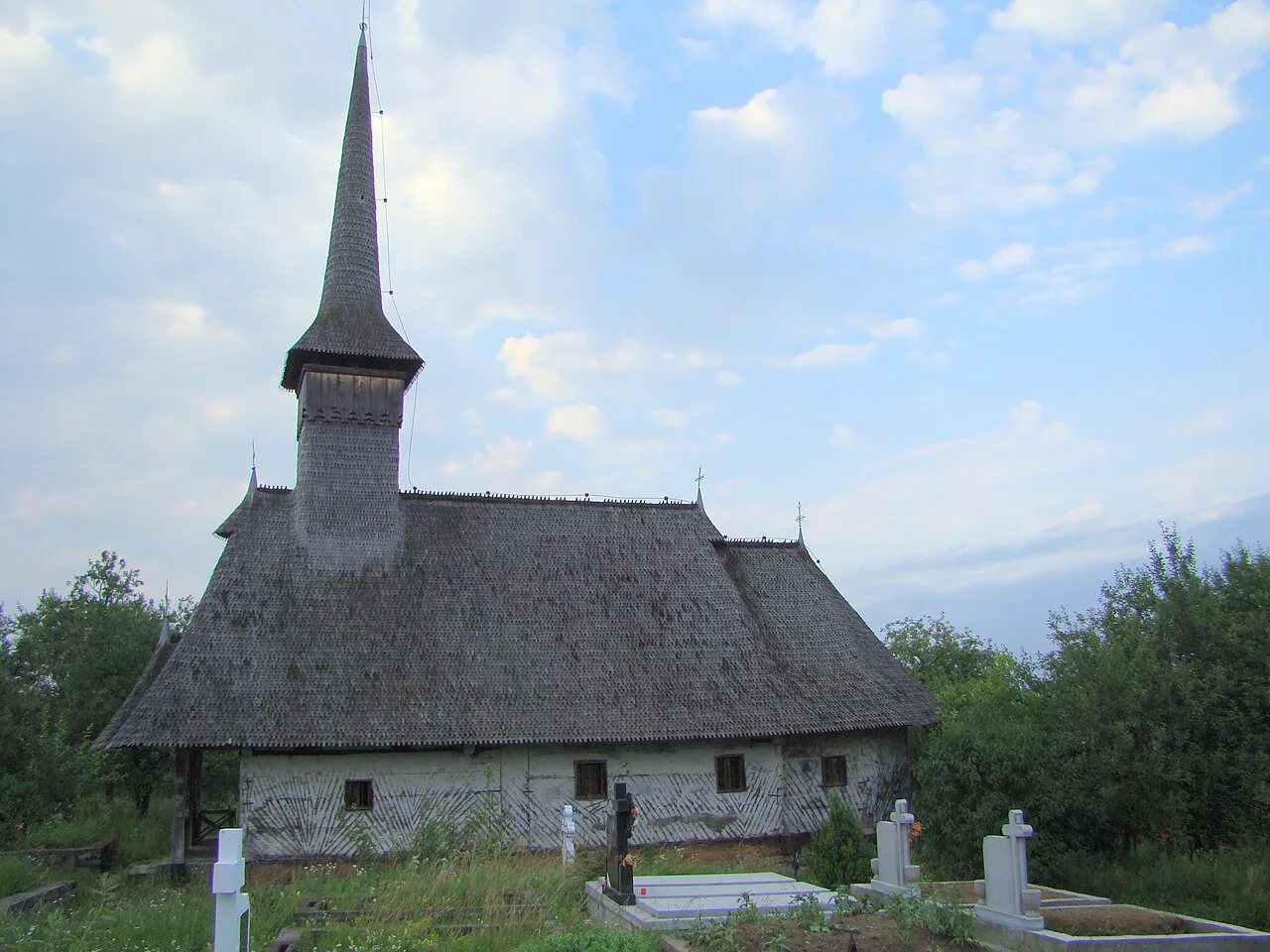 Wooden church in Culcea, Maramureș.